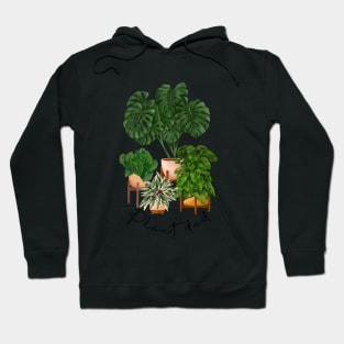 Plant Dad, House Plants Collection Illustration Hoodie